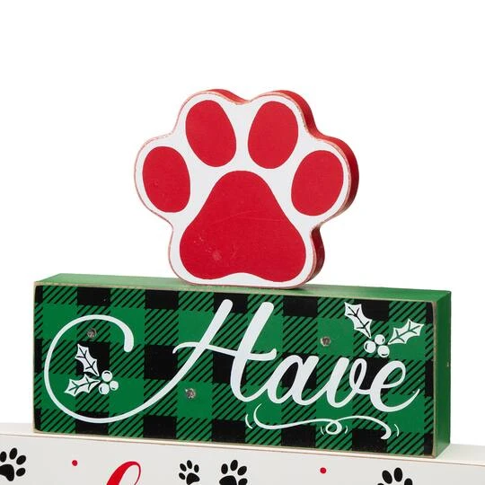 Glitzhome® 12" LED Lighted Pet Block Word Sign 9 Glitzhome® 12" LED Lighted Pet Block Word Sign - Image 7