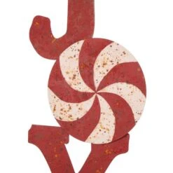 Glitzhome® 3ft. Metal Joy & Noel Yard Stake Set -Christmas Designers Store D479448S 6