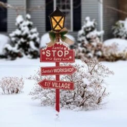 Glitzhome® 3.5ft. LED Christmas Yard Stake With Timer -Christmas Designers Store D479451S 2