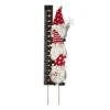 Glitzhome® 3ft. Lighted LED Gnome Snow Gauge Yard Stake -Christmas Designers Store D479458S 1