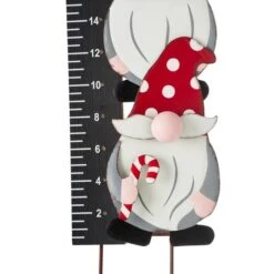 Glitzhome® 3ft. Lighted LED Gnome Snow Gauge Yard Stake -Christmas Designers Store D479458S 5
