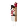 Glitzhome® 40" Snowman Snow Gauge Yard Stake 2 Glitzhome® 40" Snowman Snow Gauge Yard Stake -Christmas Designers Store D479459S 1