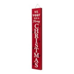 Glitzhome® 3.5ft. Lighted Dog Christmas Porch Sign With Timer 16 Glitzhome® 3.5ft. Lighted Dog Christmas Porch Sign With Timer -Christmas Designers Store D479479S 5