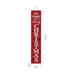 Glitzhome® 3.5ft. Lighted Dog Christmas Porch Sign With Timer 17 Glitzhome® 3.5ft. Lighted Dog Christmas Porch Sign With Timer -Christmas Designers Store D479479S 6