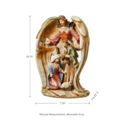 Glitzhome® 11" Nativity Décor 16 Glitzhome® 11" Nativity Décor -Christmas Designers Store D479483S 5