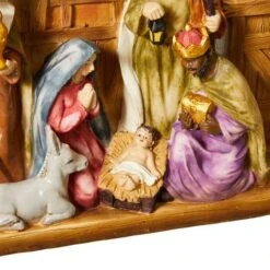 Glitzhome® 9" Nativity Décor -Christmas Designers Store D479485S 8