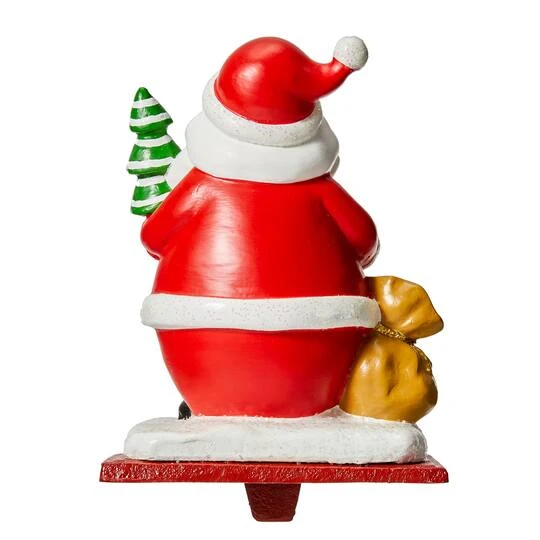 Glitzhome® 7" Santa, Snowman & Penguin Stocking Holder Set 10 Glitzhome® 7" Santa, Snowman & Penguin Stocking Holder Set - Image 8