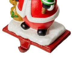 Glitzhome® 7" Santa, Snowman & Penguin Stocking Holder Set 19 Glitzhome® 7" Santa, Snowman & Penguin Stocking Holder Set -Christmas Designers Store D479500S 8