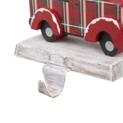 Glitzhome® Red Truck Stocking Holder Set -Christmas Designers Store D479513S 7