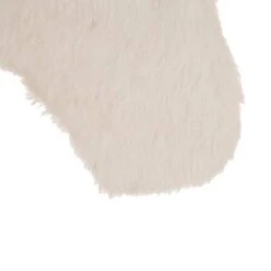 Glitzhome® 21" White Plush Stockings, 2ct. 14 Glitzhome® 21" White Plush Stockings, 2ct. -Christmas Designers Store D479593S 4