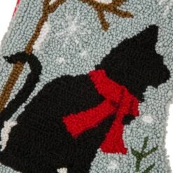 Glitzhome® 20" Cat Hooked Stockings, 2ct. -Christmas Designers Store D479604S 6