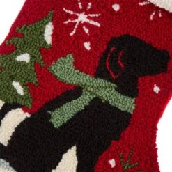 Glitzhome® 20" Dog Hooked Stockings, 2ct. -Christmas Designers Store D479607S 7