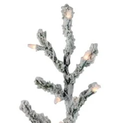 Northlight 3ft. Pre-Lit Flocked Alpine Twig Artificial Christmas Tree, White Lights 10 Northlight 3ft. Pre-Lit Flocked Alpine Twig Artificial Christmas Tree, White Lights -Christmas Designers Store D489952S 2