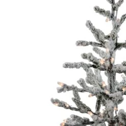 Northlight 3ft. Pre-Lit Flocked Alpine Twig Artificial Christmas Tree, White Lights 11 Northlight 3ft. Pre-Lit Flocked Alpine Twig Artificial Christmas Tree, White Lights -Christmas Designers Store D489952S 3