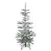 Northlight 6.5ft Unlit Slim Flocked Noble Fir Artificial Christmas Tree -Christmas Designers Store D489956S 1