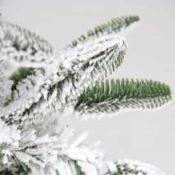 Northlight 6.5ft Unlit Slim Flocked Noble Fir Artificial Christmas Tree 13 Northlight 6.5ft Unlit Slim Flocked Noble Fir Artificial Christmas Tree -Christmas Designers Store D489956S 2