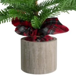 Northlight 1.5ft. Unlit Medium Pine Artificial Tabletop Christmas Tree -Christmas Designers Store D489961S 5