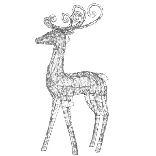 4ft. Crystal Bead Deer With LED Lights 7 4ft. Crystal Bead Deer With LED Lights - Image 5