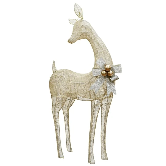 3.5ft. Crystal Bead Deer With LED Lights 7 3.5ft. Crystal Bead Deer With LED Lights - Image 5