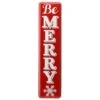 31" Be Merry Holiday Wall Sign 1 31" Be Merry Holiday Wall Sign -Christmas Designers Store D491289S 1