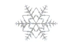 Northlight 16" White Lighted Snowflake Christmas Window Silhouette Decoration -Christmas Designers Store D491428S 1 1