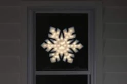 Northlight 20" Lighted Snowflake Christmas Window Silhouette Décor -Christmas Designers Store D491429S 12