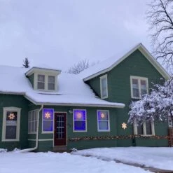 Northlight 20" Lighted Snowflake Christmas Window Silhouette Décor -Christmas Designers Store D491429S 14