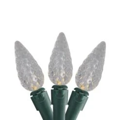 35ct. White LED C6 Mini Christmas String Lights