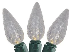 35ct. White LED C6 Mini Christmas String Lights -Christmas Designers Store D491433S 2