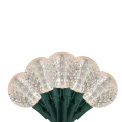 PENN 180ct. White LED G30 Globe Christmas String Lights Set -Christmas Designers Store D491444S 1 1