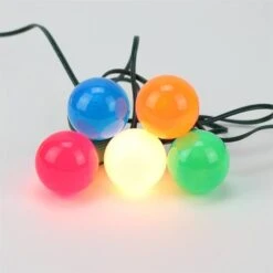Sienna 20ct. Multi-Colored Opaque G50 Globe Christmas String Lights Set -Christmas Designers Store D491446S 1