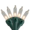 Northlight 50ct. Mini Christmas String Lights With Green Wire Clear -Christmas Designers Store D491460S 1