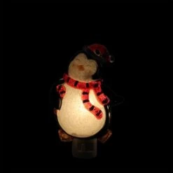 Northlight 6" Black & Red Penguin With Santa Hat Christmas Night Light 8 Northlight 6" Black & Red Penguin With Santa Hat Christmas Night Light -Christmas Designers Store D491468S 2