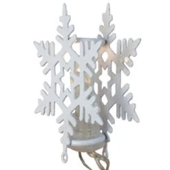 Northlight 8ct. Warm White LED Snowflake Christmas Lights 8 Northlight 8ct. Warm White LED Snowflake Christmas Lights -Christmas Designers Store D491477S 2