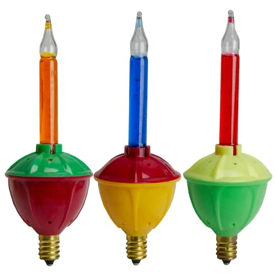 Northlight Multicolor Retro Bubble Light Replacement Christmas Bulbs Set 6 Northlight Multicolor Retro Bubble Light Replacement Christmas Bulbs Set - Image 4