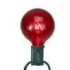 Northlight 25ct. Red G50 Incandescent Christmas Replacement Bulbs 1 Northlight 25ct. Red G50 Incandescent Christmas Replacement Bulbs -Christmas Designers Store D491485S 1
