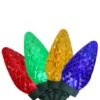 Northlight 100ct. Faceted LED C9 Christmas String Lights Multicolor -Christmas Designers Store D491488S 1