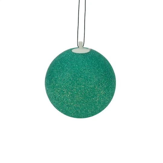 Sienna 7" Green Lighted Twinkling Christmas Hanging Decor 3 Sienna 7" Green Lighted Twinkling Christmas Hanging Decor