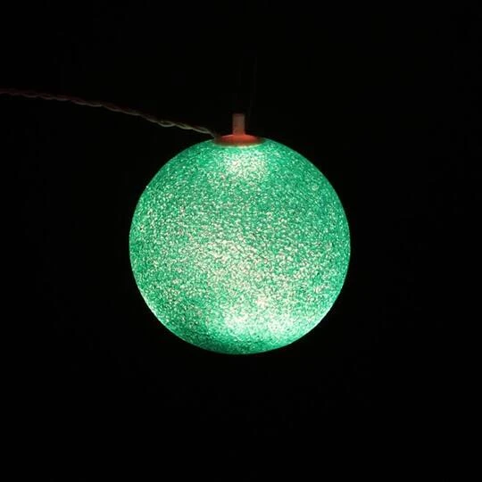 Sienna 7" Green Lighted Twinkling Christmas Hanging Decor 7 Sienna 7" Green Lighted Twinkling Christmas Hanging Decor - Image 5
