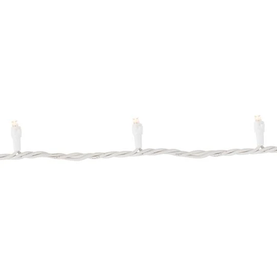 Northlight 100ct. LED Wide Angle Christmas String Lights With White Wire Warm White 12 Northlight 100ct. LED Wide Angle Christmas String Lights With White Wire Warm White - Image 10