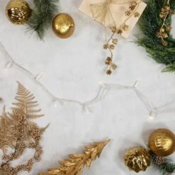 Northlight 100ct. LED Wide Angle Christmas String Lights With White Wire Warm White 15 Northlight 100ct. LED Wide Angle Christmas String Lights With White Wire Warm White -Christmas Designers Store D491517S 2