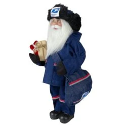 Northlight 17" United States Postal Service Standing Santa Claus Figurine 9 Northlight 17" United States Postal Service Standing Santa Claus Figurine -Christmas Designers Store D491553S 2