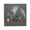 Northlight 13.75" Glittered Winter Woodland Deer Christmas Shadow Box Table Décor -Christmas Designers Store D491568S 1