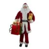 Northlight 6ft. Red & White Standing Santa Claus With Presents Christmas Figure -Christmas Designers Store D491583S 1