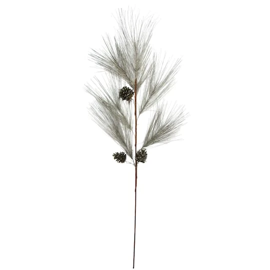 Northlight Brown & Gray Long Needle Pinecone Christmas Spray 3 Northlight Brown & Gray Long Needle Pinecone Christmas Spray