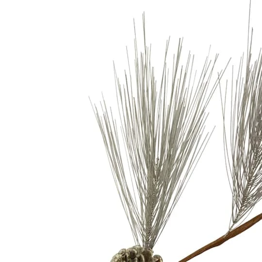 Northlight Brown & Gray Long Needle Pinecone Christmas Spray 5 Northlight Brown & Gray Long Needle Pinecone Christmas Spray - Image 3