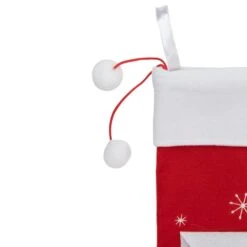 Northlight 19" Red & White Dear Santa Christmas Stocking 11 Northlight 19" Red & White Dear Santa Christmas Stocking -Christmas Designers Store D491603S 4