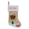 Northlight 19" Let It Snow Bird Burlap Christmas Stocking 2 Northlight 19" Let It Snow Bird Burlap Christmas Stocking -Christmas Designers Store D491604S 1