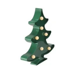 Northlight 8.75" Green Christmas Tree Marquee Wall Sign -Christmas Designers Store D491611S 4