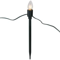 Northlight Mighty Light Clear C9 Christmas Pathway Marker Set, Green Wire -Christmas Designers Store D491617S 15